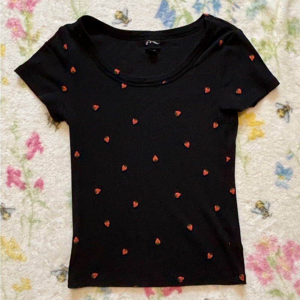 Strawberry Pattern Top